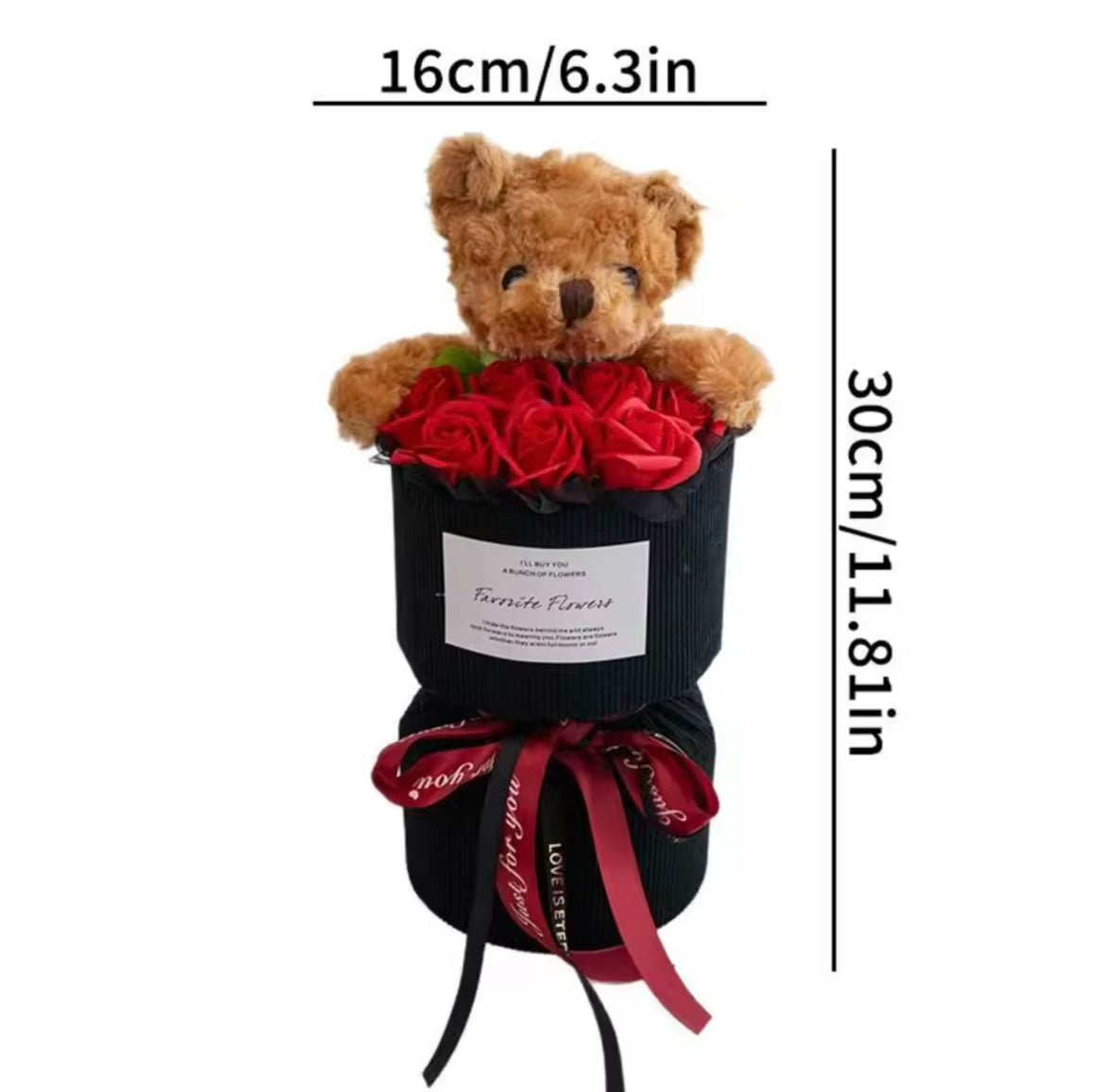 Love Bear Rose Box - #1 Bästsäljare