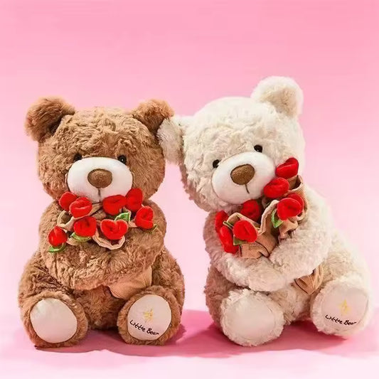 Love Teddy Bear – Nalle med Rosor