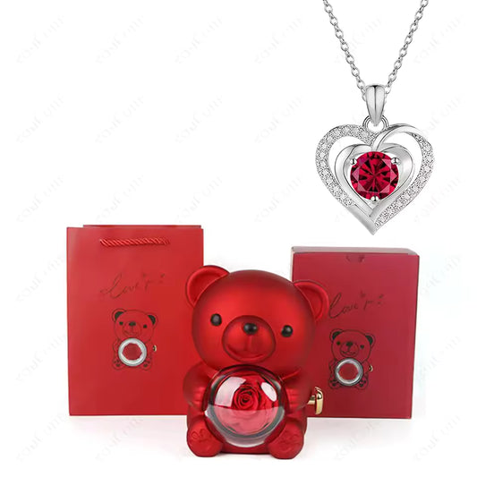Love Surprise Teddy – Nalle med Dolt Halsband